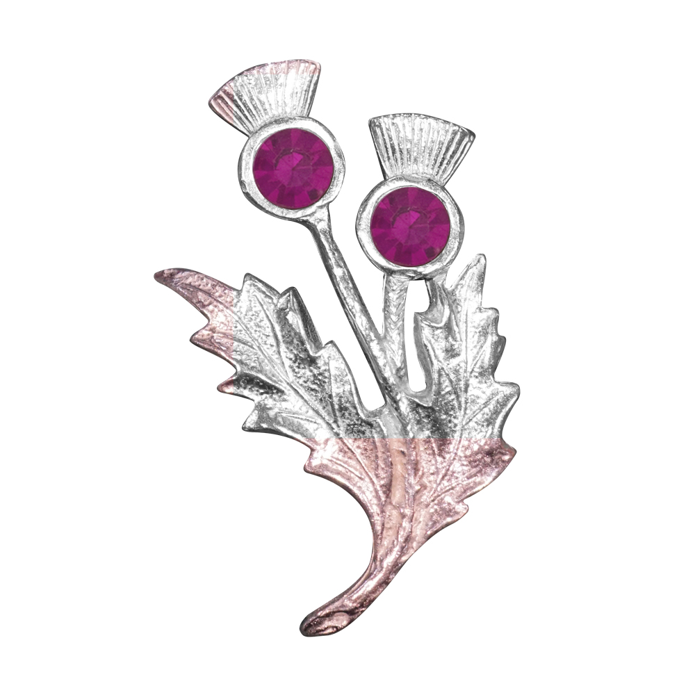 Double Thistle Brooch - Click Image to Close